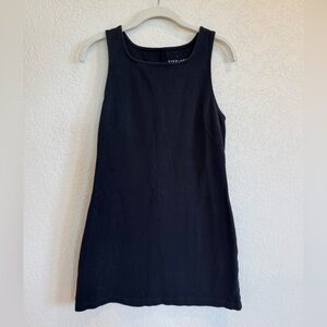 Everlane Thick Jersey Black Mini Dress